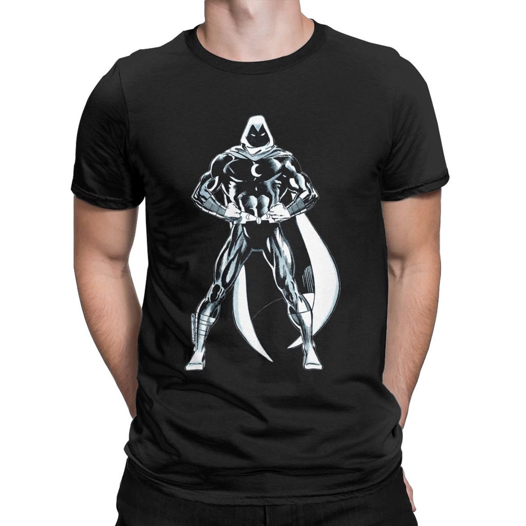 Marvel Moon Knight Heroic Stand Tshirts For Men T Shirts Disney Tee ...