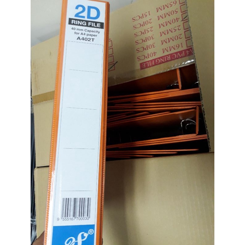 A4 RING FILE 2D- ORANGE COLOUR | Shopee Philippines