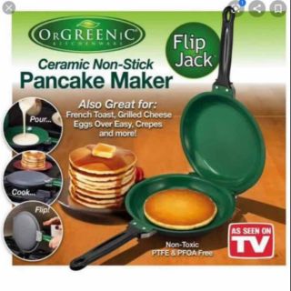 Orgreenic Flip Jack Pan The cake pan cake machine Flip Jack Pan ceramic  Pancake Maker Free