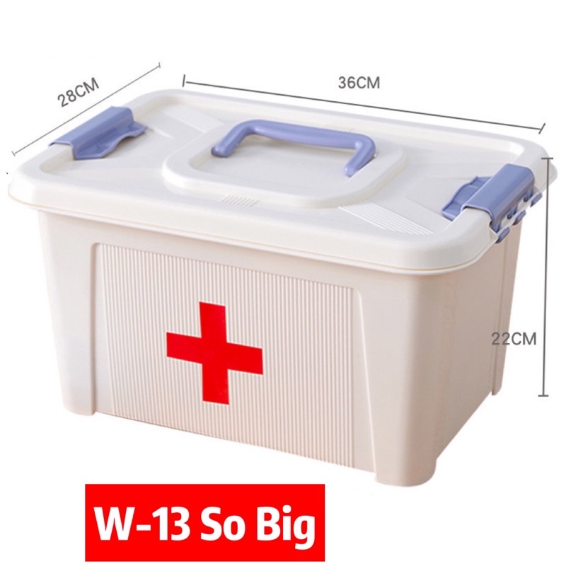 Multifunctional storage box FIRST AID BOX Medical Storage box /Medicine Box Shopee