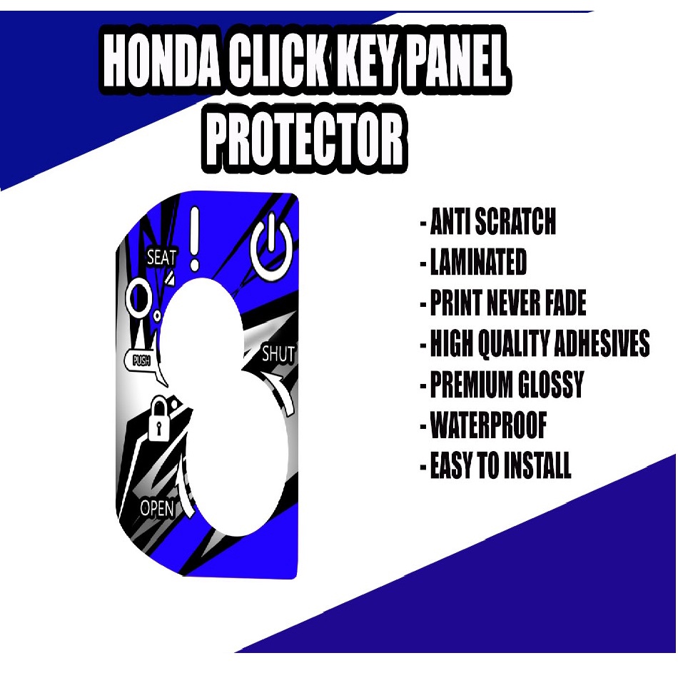 Honda Click 125 v1 /v2 key panel protector | Shopee Philippines
