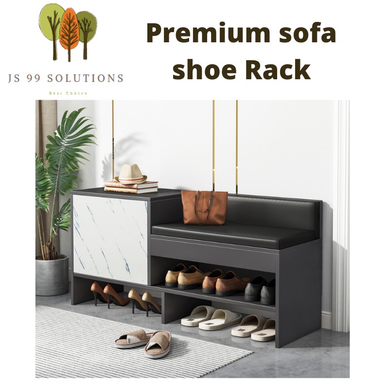 JS Premium Sofa Shoe Rack Sofa Sitting Sitting Shoe Cabinet Storage ...