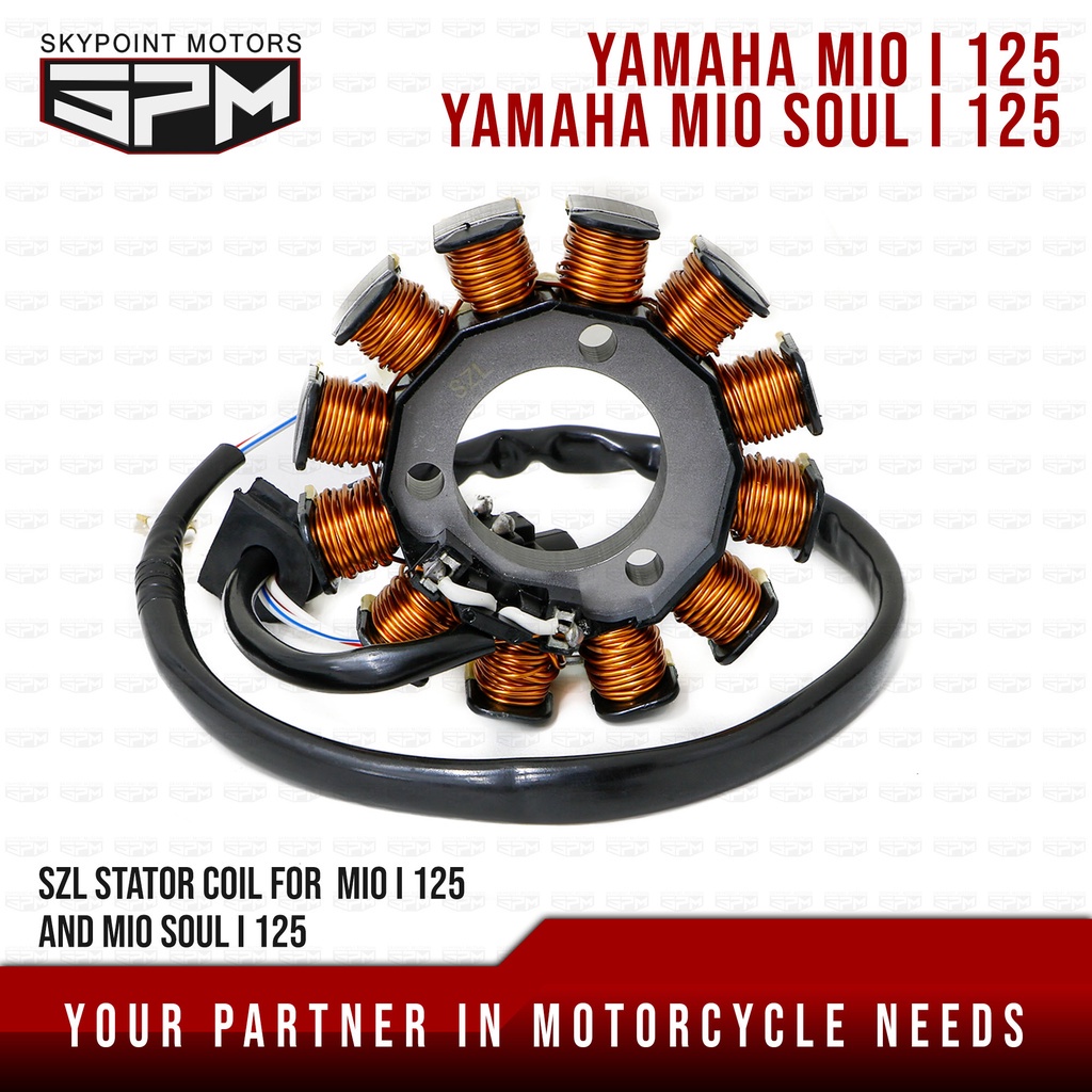 SZL MOTORCYCLE STATOR COIL FOR YAMAHA MIO I 125 / MIO SOUL I 125 MADE