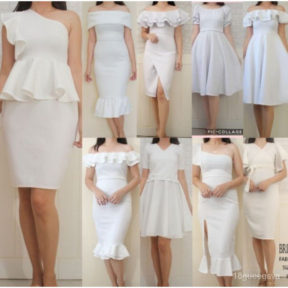 Elegant white dress for hot sale graduation