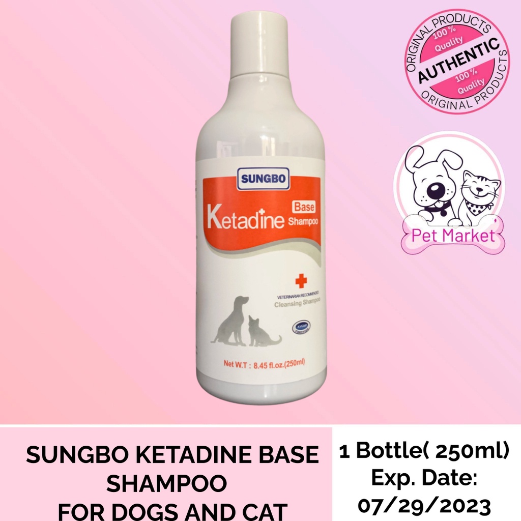 SUNGBO KETADINE BASE SHAMPOO 250 ML FOR DOGS AND CAT Shopee Philippines