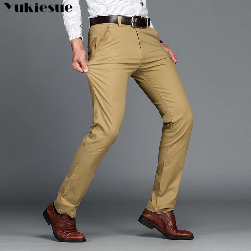 Khaki pants hot sale smart casual