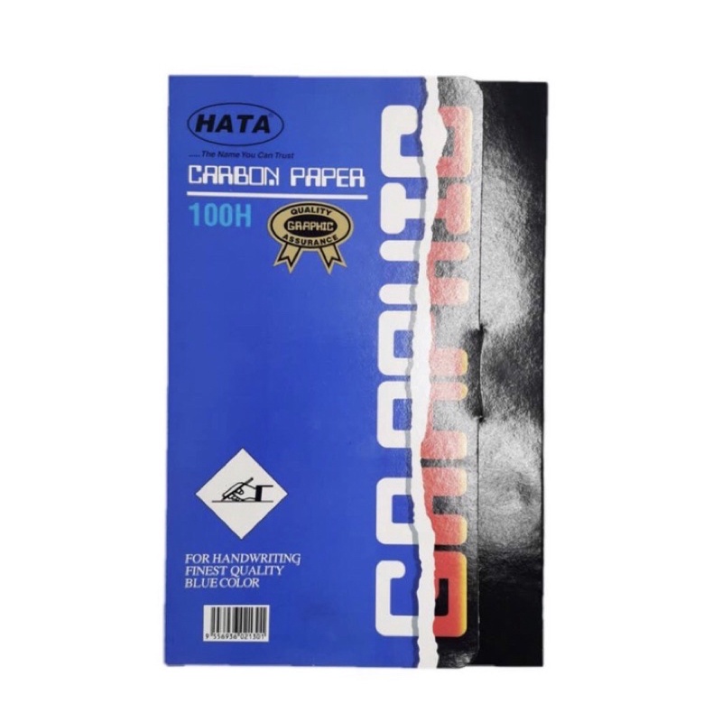 HATA Graphic Carbon Paper / Kertas Karbon 100H Blue Handwriting / 200T ...