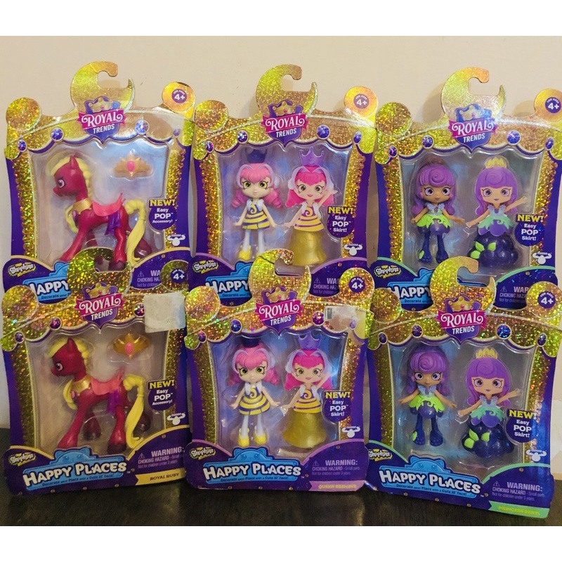 Shopkins Happy Places Royal Trends Shoppie Doll Pack  Shopee Philippines