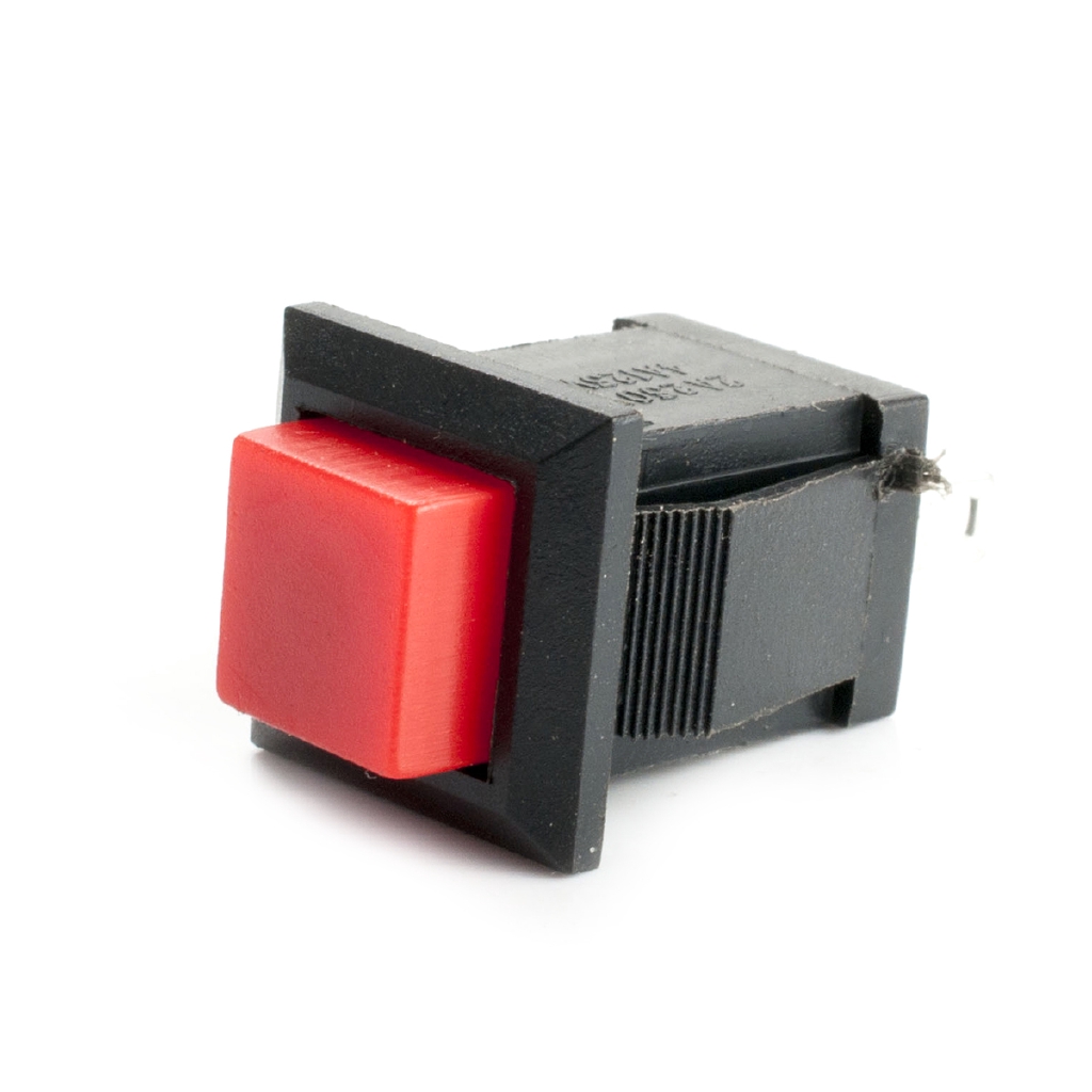 Ready stock* Red Momentary OFF-ON Push Button 2PIN SPST Switch Square ...