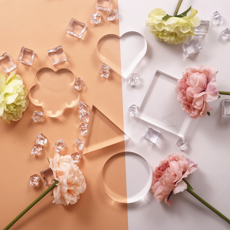 Transparent Acrylic Board Photo Props Decoration Ornaments Cosmetics ...