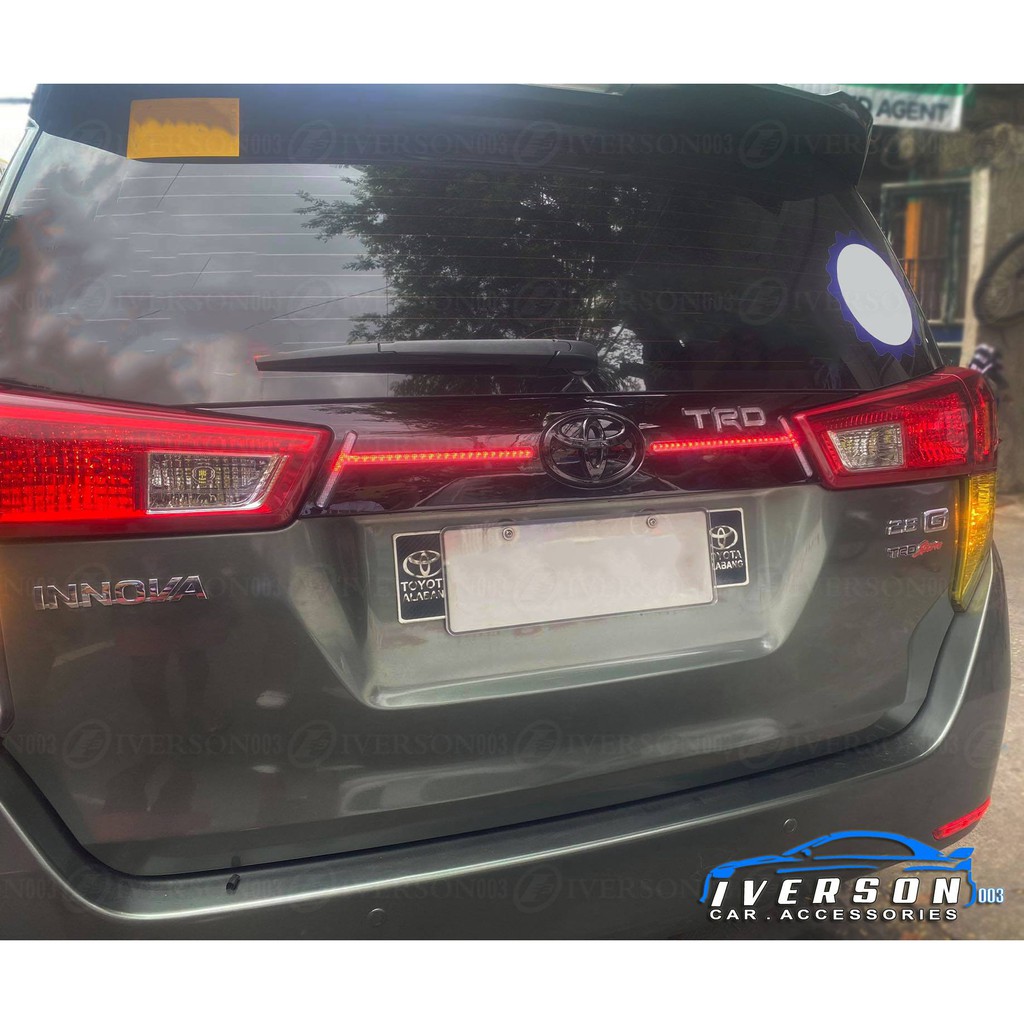 TRD Black Trunk Lid with LED Light for Toyota Innova 2016 to 2020 ...