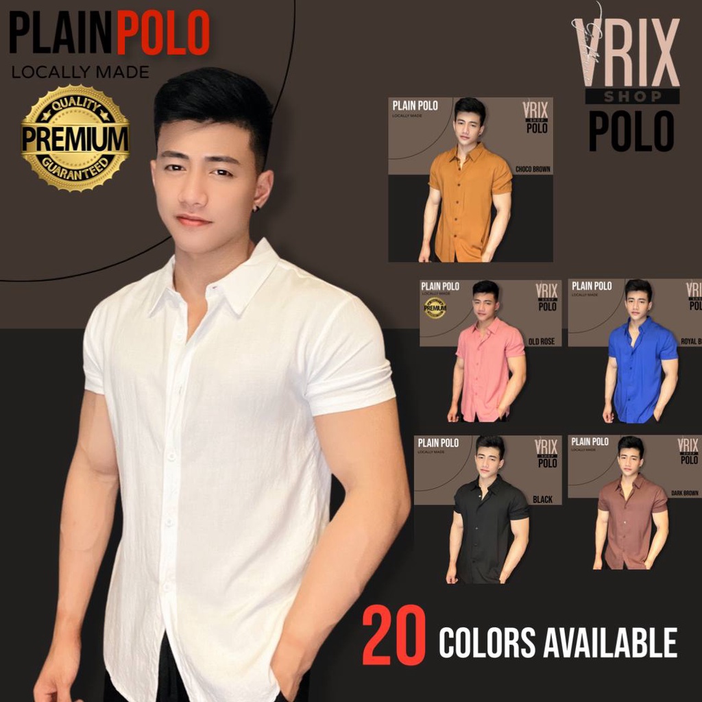 PLAIN POLO BY VRIX SHOP (ALL GENDER) | Shopee Philippines