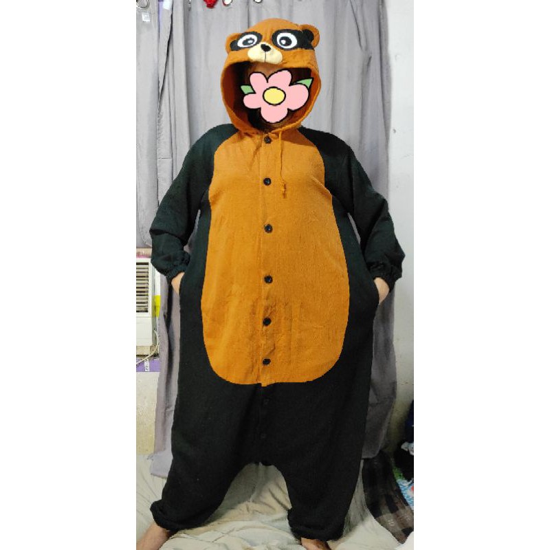 KIGURUMI RACOON ONESIE COSTUME PRELOVED Shopee Philippines