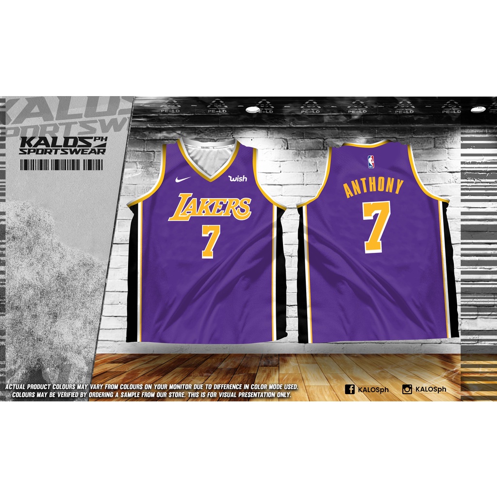 Carmelo anthony lakers jersey hot sale