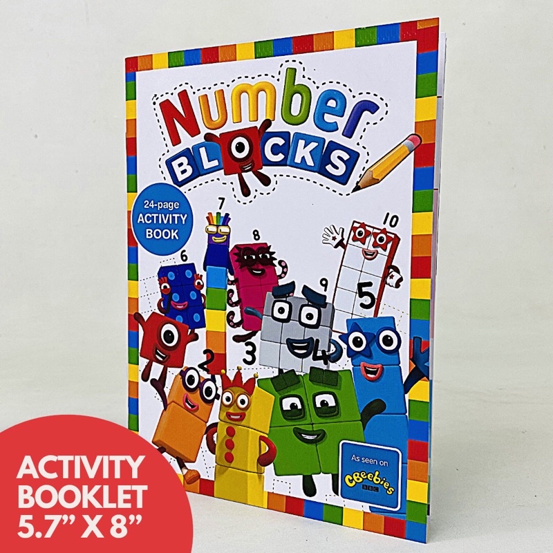 ☍Numberblocks Number Blocks Activity Book Booklet (24 Pages Counting ...