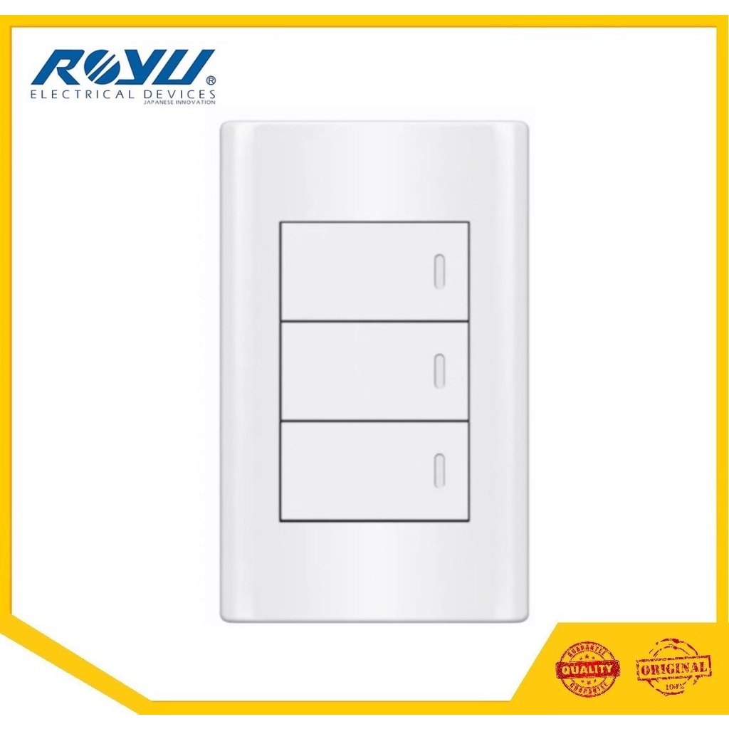 Royu Plano Series White Gang Gang Gang Way Way Switch Sets Md Md Md