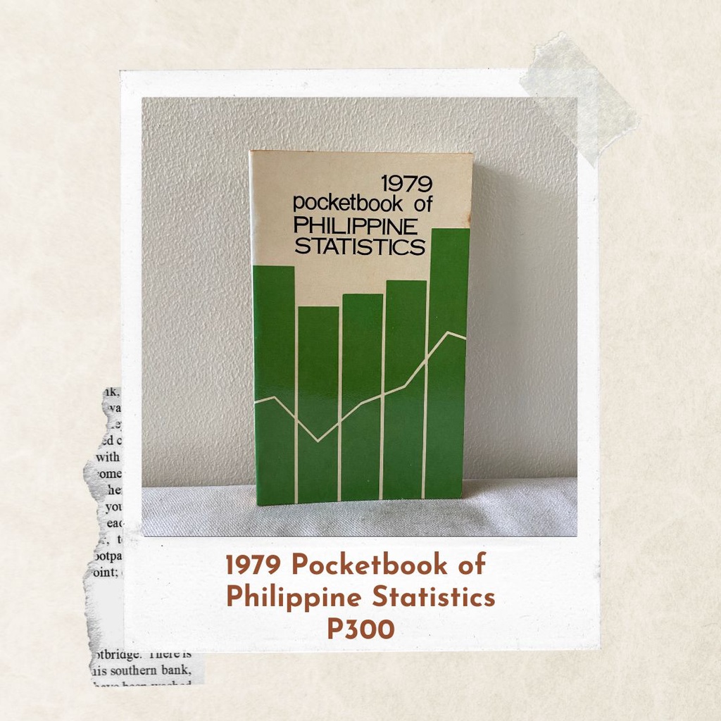 1979 Pocketbook of Philippine Statistics Shopee Philippines