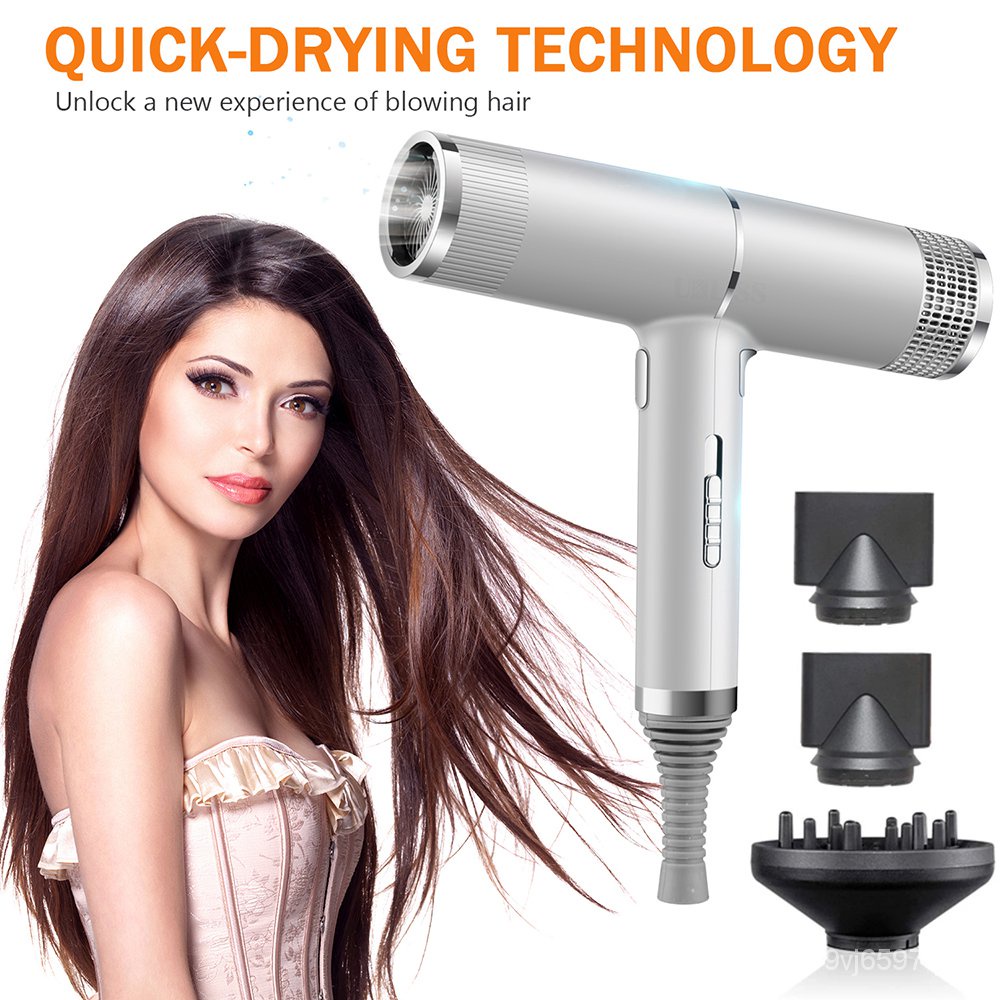 Professional Hair Dryer Strong Wind Salon Dryer Hot Air&Cold Air Wind ...