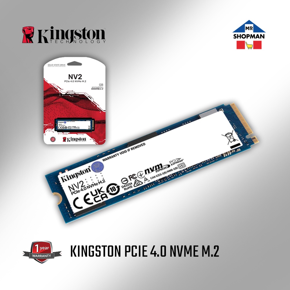 Kingston NV2 PCIe 4.0 Nvme M.2 250GB 500GB 1TB 2TB SSD M2 Storage Shopee Philippines