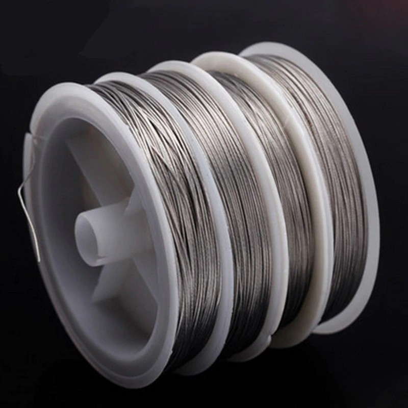 Rompin 50m Fishing Steel Wire Lines Max Power 7 Strands Super Soft ...