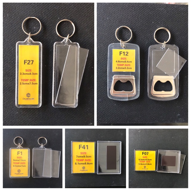 (50pcs)Photo Insert Acrylic Keychain & Ref. Magnet | Shopee Philippines