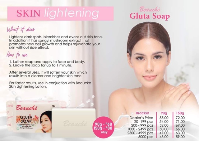 beauche glutathione soap review Gluta 150mg Beauche Beauty Bar Reviews &