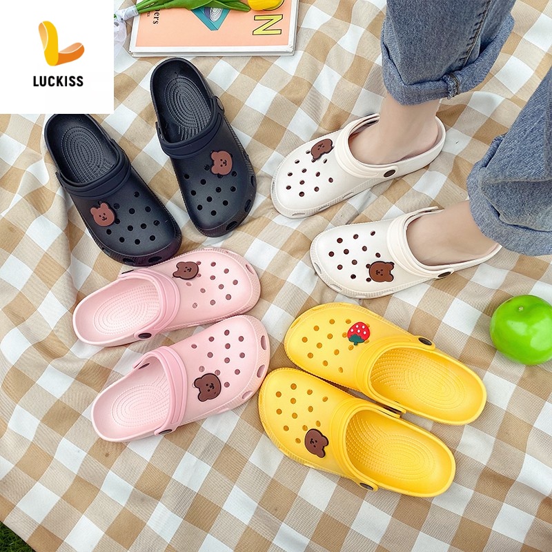 【Luckiss】 Korean women fashion slippers Shopee Philippines