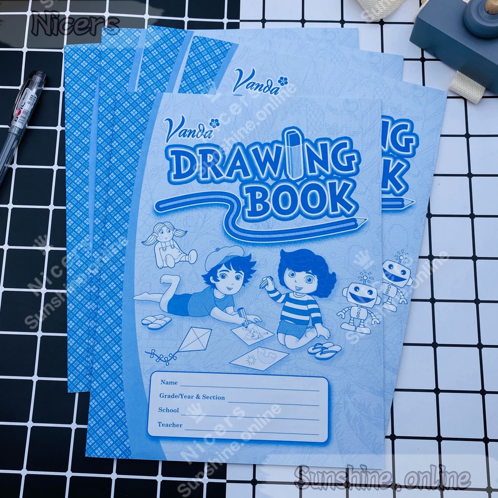 5pcs/set Vanda Drawing Book Big Size Ordinary 28x21.5cm | Shopee ...