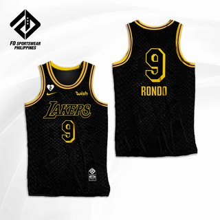 Lakers rondo hot sale jersey