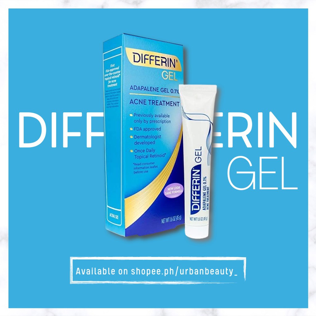 DIFFERIN Adapalene Gel 0.1% Acne Treatment 15g | Shopee Philippines