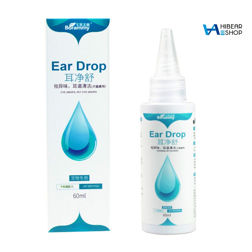 Pet ear drops for dogs cat dog mites odor Removal ear drop Infection ...