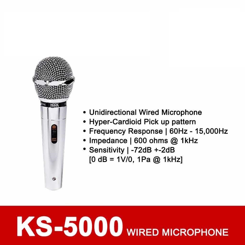 Platinum KS 5000 Kool Sound Dynamic Wired Microphone Shopee