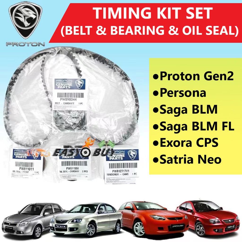 PROTON TIMING BELT KIT SET PROTON GEN2 /PERSONA / SAGA BLM / BLM FL