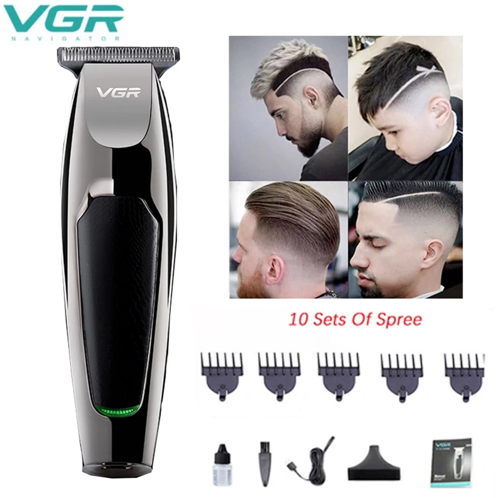 Professional Hair Trimmer VGR Waterproof Hair Machine Beard Trimmer ...