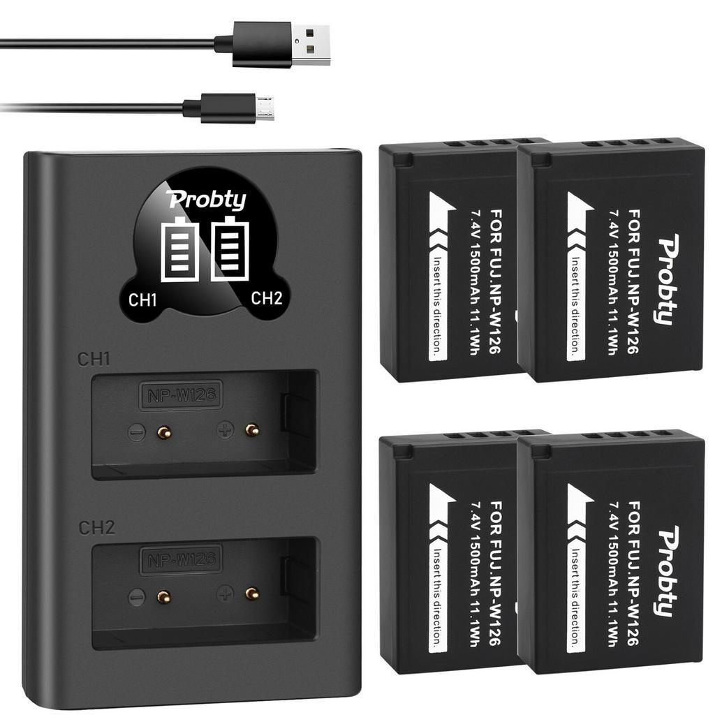 1500mah Np W126s Np W126 Np W126 W126s Battery Led Dual Charger For Fujifilm Fuji X Pro1 X Pro1 8063