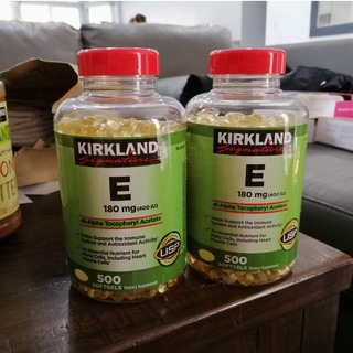 Kirkland Signature Vitamin E 180 mg., 500 Softgels