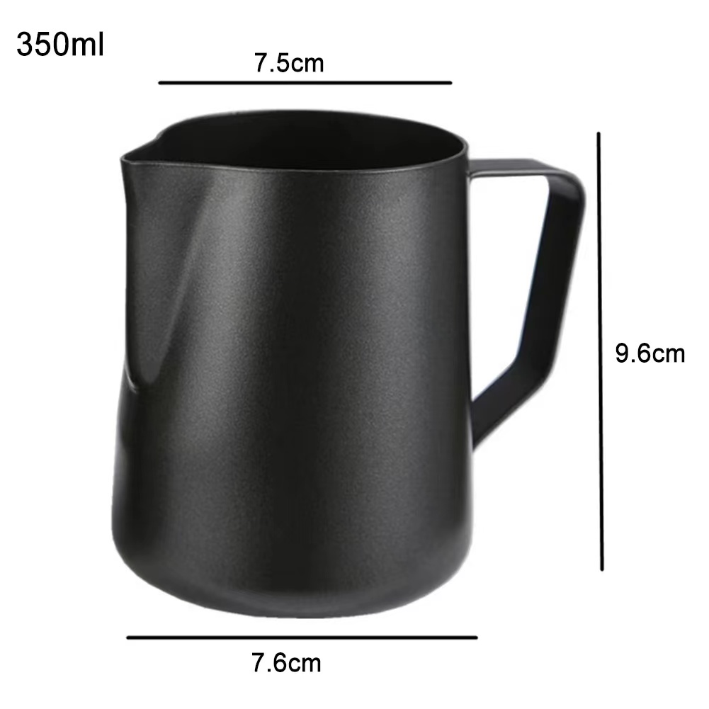 350ml 600ml 304 Stainless Steel Milk Frothing Jug Coffee Latte Serving