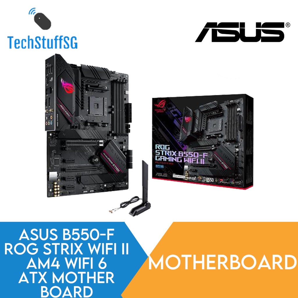 pctoAsus ROG Strix B550F Gaming Wifi II ATX AM4 Motherboard with WIFI