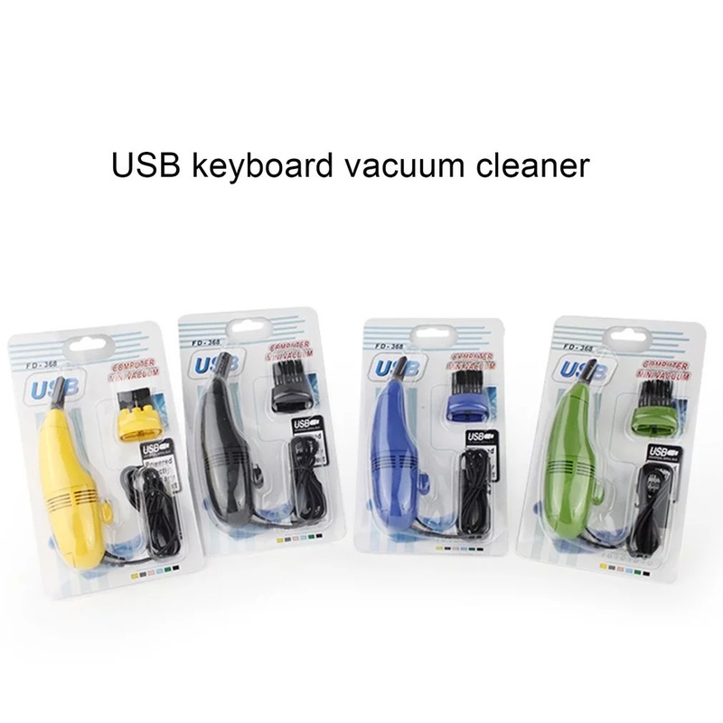 Mini Computer Vacuum USB Keyboard Cleaner PC Laptop Brush Dust Cleaning ...