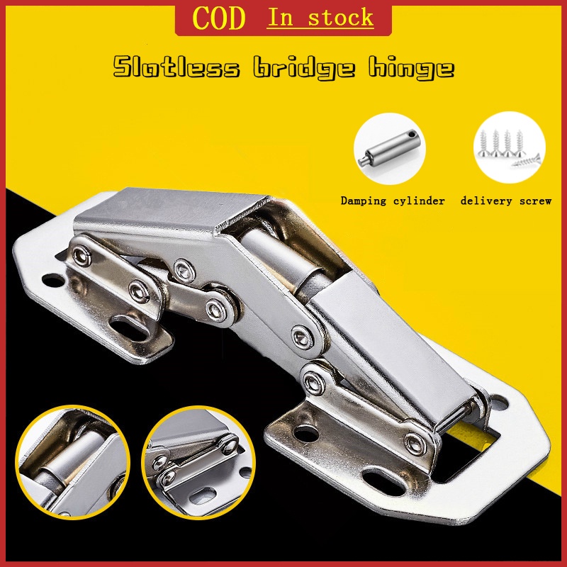 2pcs 90 Degree Concealed Hinges Cabinet Cupboard Door Bridge Cabinet ...