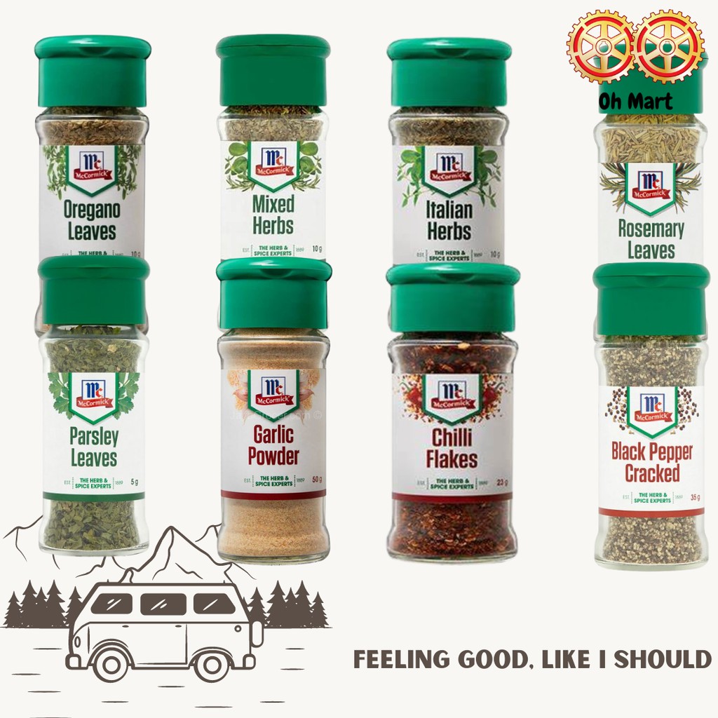 McCormick Assorted Herb & Spices ( Garlic Powder/Chili Flakes/Rosemary