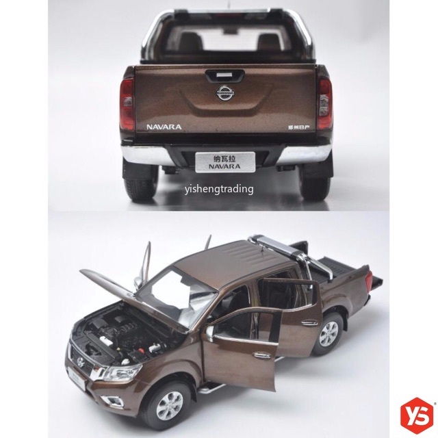 1 18 Scale Diecast Nissan Navara Pickup Truck Model Shopee