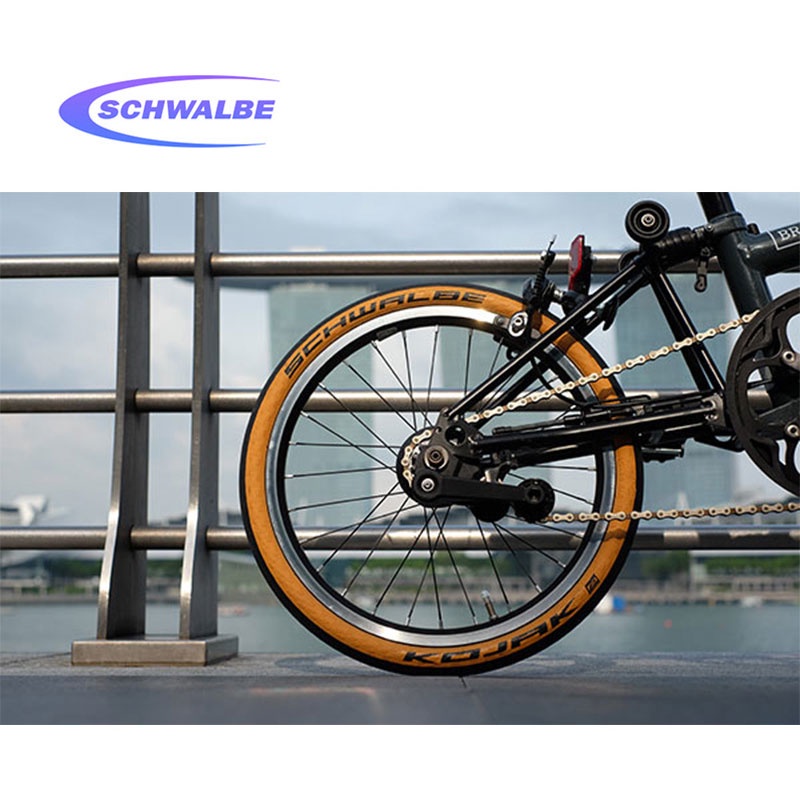 Schwalbe Kojak 16 Inch 32 349 Bike Tire Tyre 16X1 1 4 Yellow Edge For Brompton Pike United Tri Fold Folding Bicycle Shopee Philippines