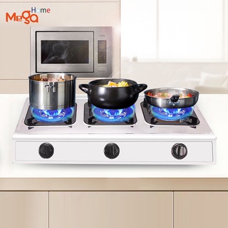 stove 3 burner steel