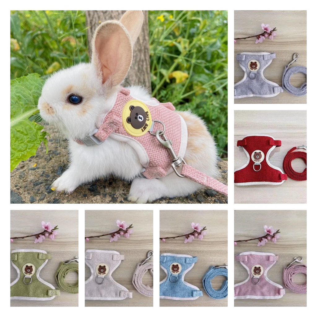 Scalable adjustment rabbit clothes rabbit harness rabbit accessories