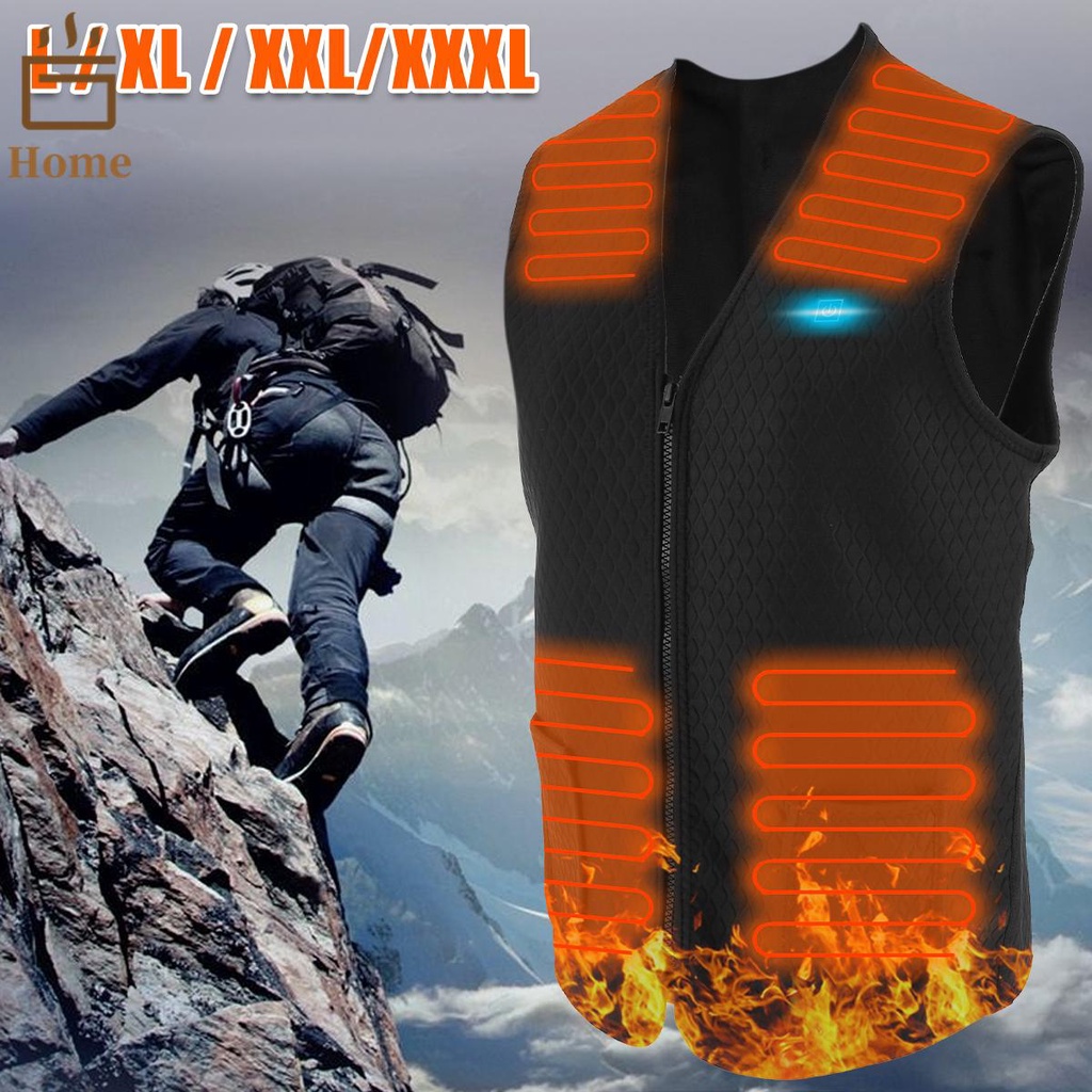 5V 2A USB Electric Heated Thermal Vest Fast Heating Jacket Gilet with 3 Heating ModesSHOPSKC3267