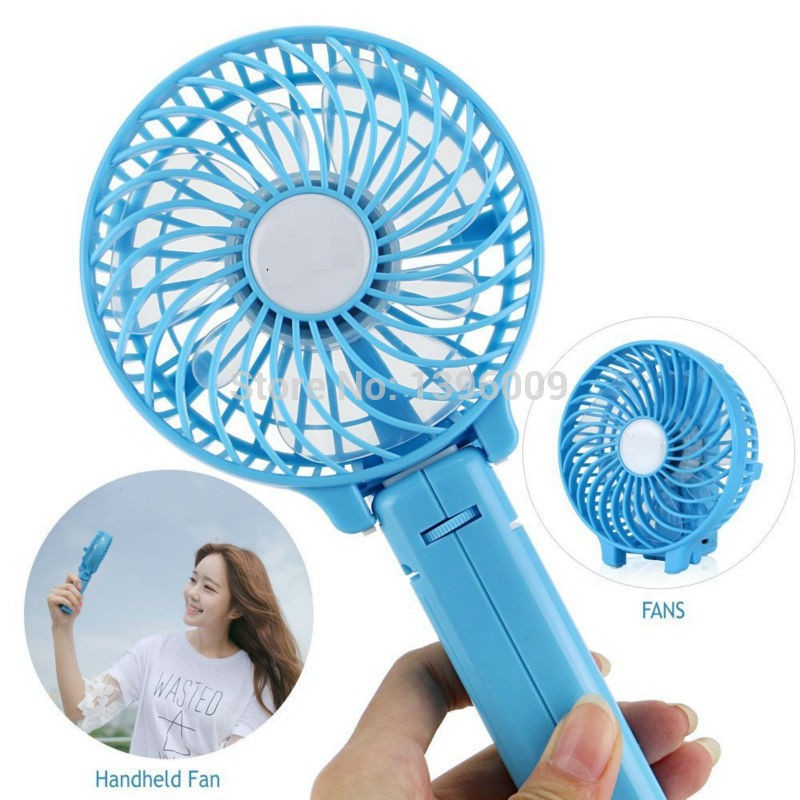 Handy Mini Fan, USB Rechargeable Folding Fan==COD Shopee Philippines