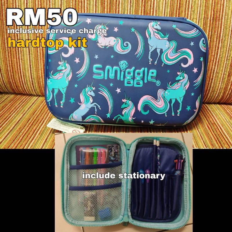 Smiggle Hardtop Kit with stationary | Shopee Philippines