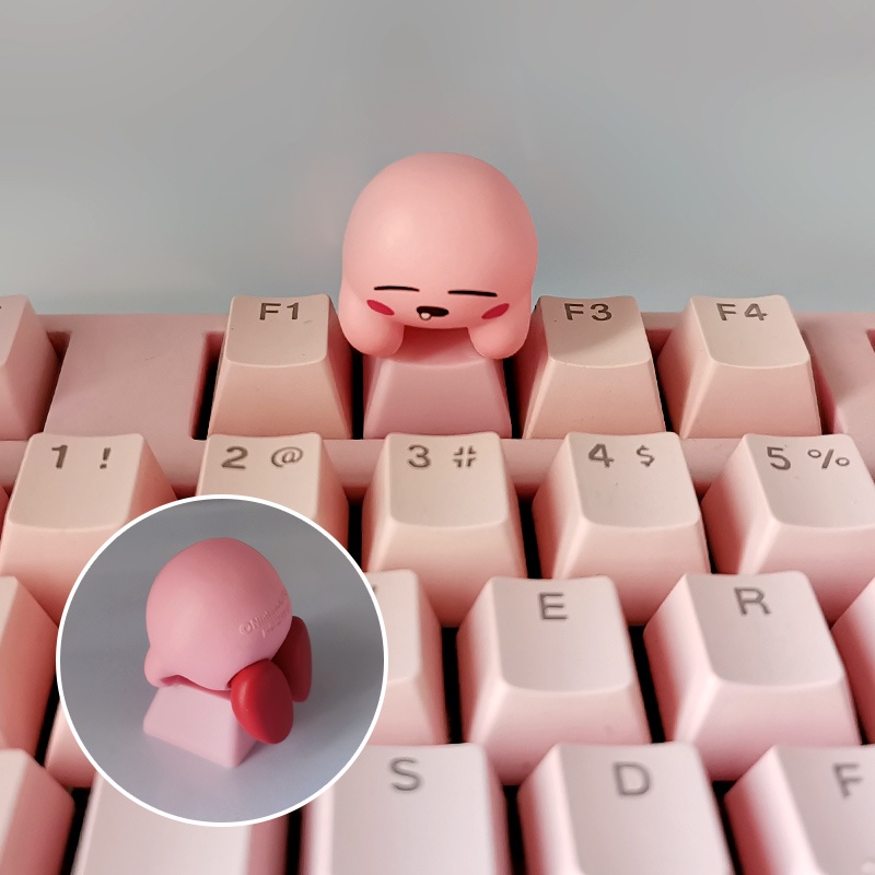 Kirby Star Game ABS Keycap Keyboard keys. Super cute little fairy cute ...