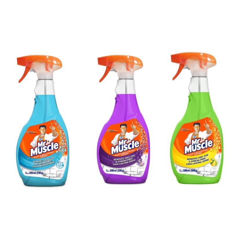 Mr. Muscle Glass & Multi-Surface Cleaner (350ml/500ml) | Shopee Philippines